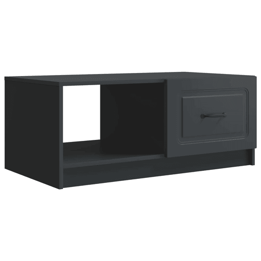 Mesa de Centro, Mesa baixa, Preto 90 x 50 x 37 cm Derivados de Madeira