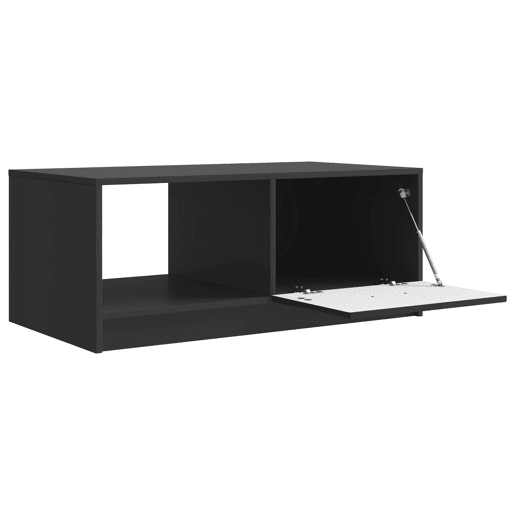 Mesa de Centro, Mesa baixa, Preto 90 x 50 x 37 cm Derivados de Madeira