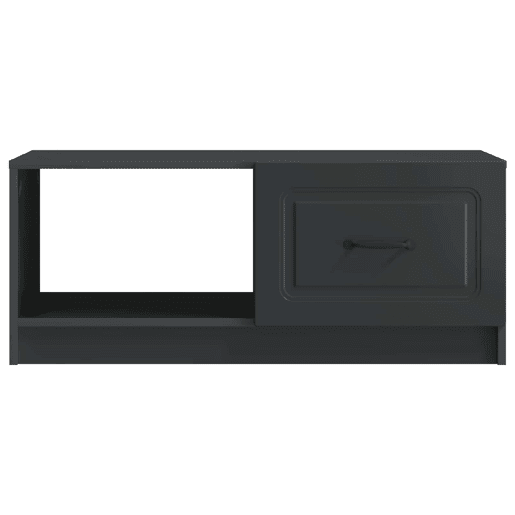 Mesa de Centro, Mesa baixa, Preto 90 x 50 x 37 cm Derivados de Madeira
