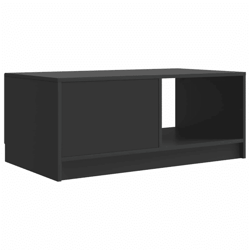 Mesa de Centro, Mesa baixa, Preto 90 x 50 x 37 cm Derivados de Madeira