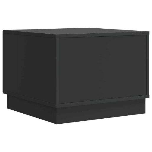 Mesa de Centro, Mesa baixa, Preto 49 x 50 x 37 cm Derivados de Madeira