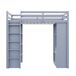 Cama alta para niños 95x205 Cama alta para niños 95x205 Gris