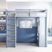 Cama alta para niños 95x205 Cama alta para niños 95x205 Gris