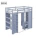 Cama alta para niños 95x205 Cama alta para niños 95x205 Gris