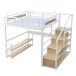 Cama alta para niños 145x255 Cama alta para niños 145x255 Blanco