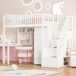 Cama alta para niños 251x96 Cama alta para niños 251x96 Blanco