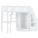 Cama alta para niños 251x96 Cama alta para niños 251x96 Blanco