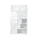 Cama alta para niños 251x96 Cama alta para niños 251x96 Blanco