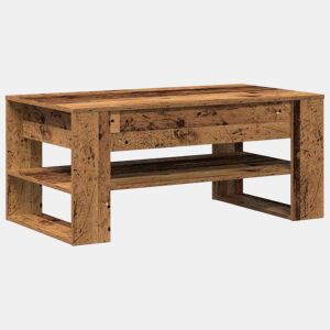 Mesa de Centro, Mesa baixa, Madeira Antiga 102 x 55 x 45 cm