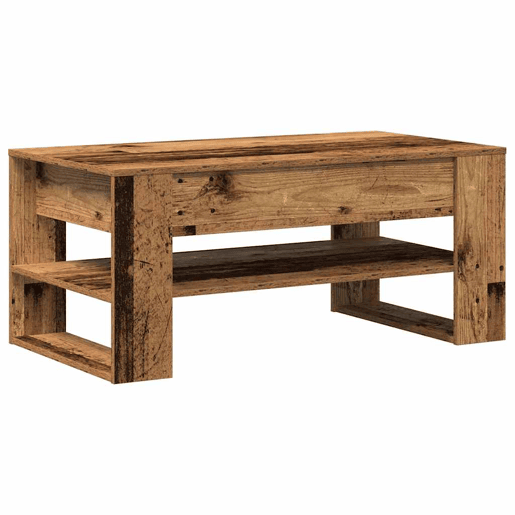 Mesa de Centro, Mesa baixa, Madeira Antiga 102 x 55 x 45 cm