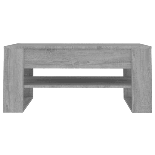 Mesa de Centro, Mesa baixa, 102x55x45 cm madeira processada sonoma cinza