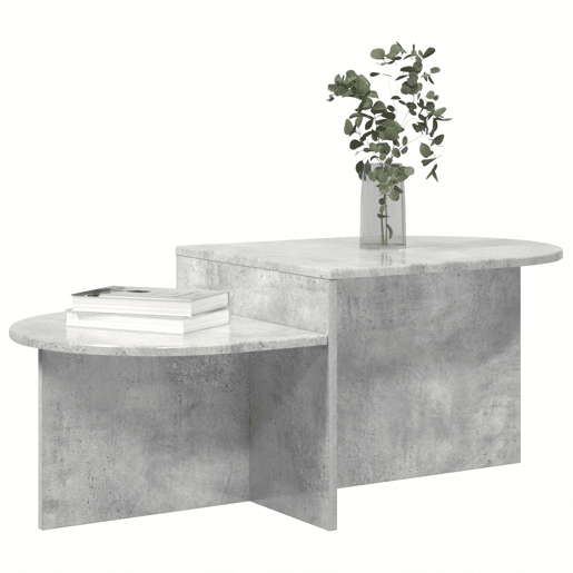 Mesa de Centro, Mesa baixa, Cinzento Cimento 100 x 50 x 40 cm