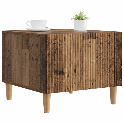 Mesa de Centro, Mesa baixa, com gaveta Madeira antiga 49 x 50 x 40 cm