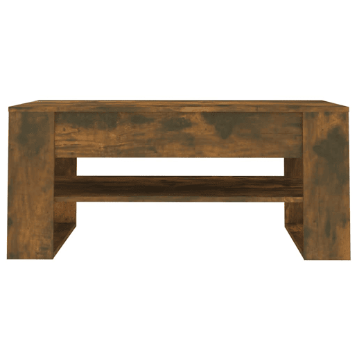 Mesa de Centro, Mesa baixa, 102x55x45 cm madeira processada carvalho fumado