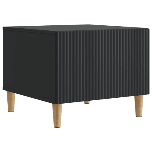 Mesa de Centro, Mesa baixa, Preto 49 x 50 x 40 cm Derivados de Madeira