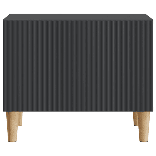 Mesa de Centro, Mesa baixa, Preto 49 x 50 x 40 cm Derivados de Madeira