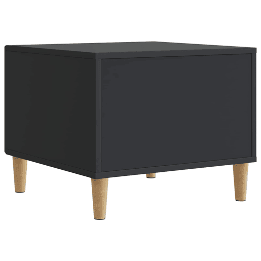 Mesa de Centro, Mesa baixa, Preto 49 x 50 x 40 cm Derivados de Madeira
