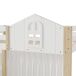 Cama alta para niños 204x193 Cama alta para niños 204x193 Natural/ Blanco