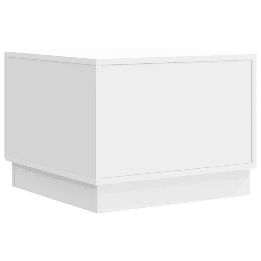 Mesa de Centro, Mesa baixa, com gaveta Branco Brilhante 49 x 50 x 37 cm