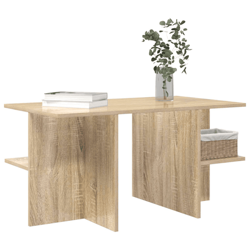 Mesa de Centro, Mesa baixa, Carvalho Sonoma 87 x 50 x 45 cm