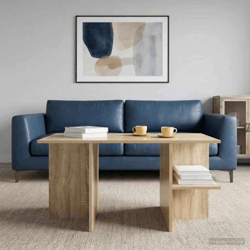 Mesa de Centro, Mesa baixa, Carvalho Sonoma 87 x 50 x 45 cm