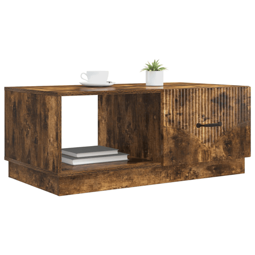 Mesa de Centro, Mesa baixa, Carvalho Fumado 90 x 50 x 37 cm