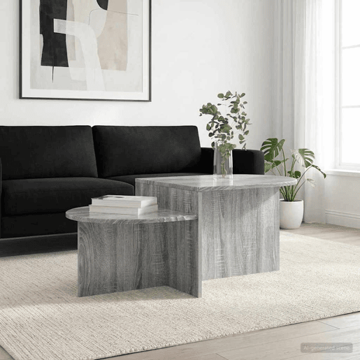 Mesa de Centro, Mesa baixa, Sonoma Cinzento 100 x 50 x 40 cm