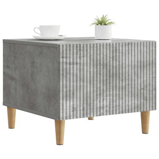 Mesa de Centro, Mesa baixa, com gaveta Cinzento Cimento 49 x 50 x 40 cm