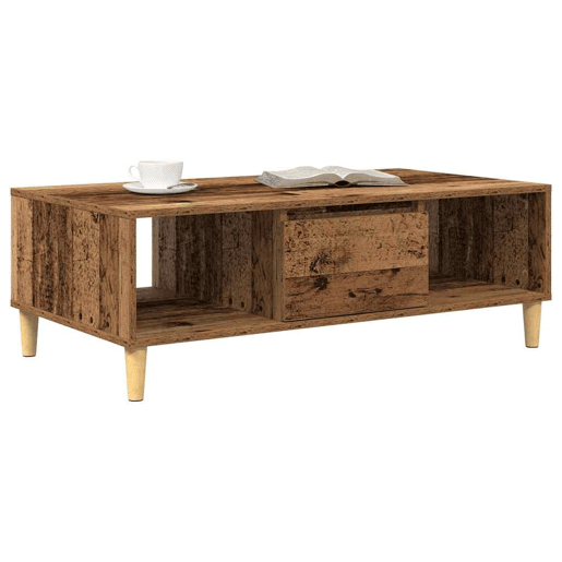 Mesa de Centro, Mesa baixa, Madeira antiga 102 x 55 x 35 cm