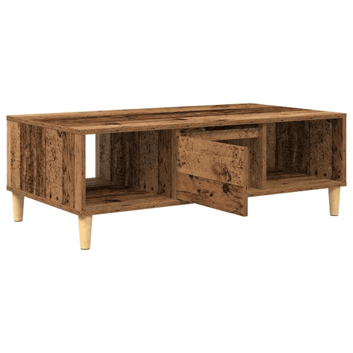 Mesa de Centro, Mesa baixa, Madeira antiga 102 x 55 x 35 cm