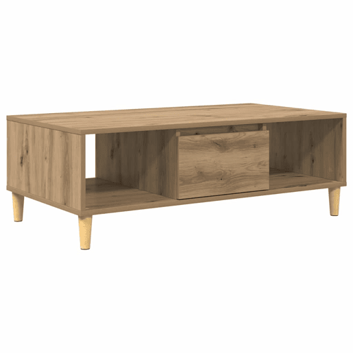 Mesa de Centro, Mesa baixa, Carvalho Artesanal 102 x 55 x 35 cm