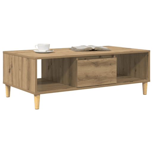 Mesa de Centro, Mesa baixa, Carvalho Artesanal 102 x 55 x 35 cm