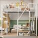 Cama alta para niños 204x193 Cama alta para niños 204x193 Blanco