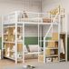Cama alta para niños 204x193 Cama alta para niños 204x193 Blanco