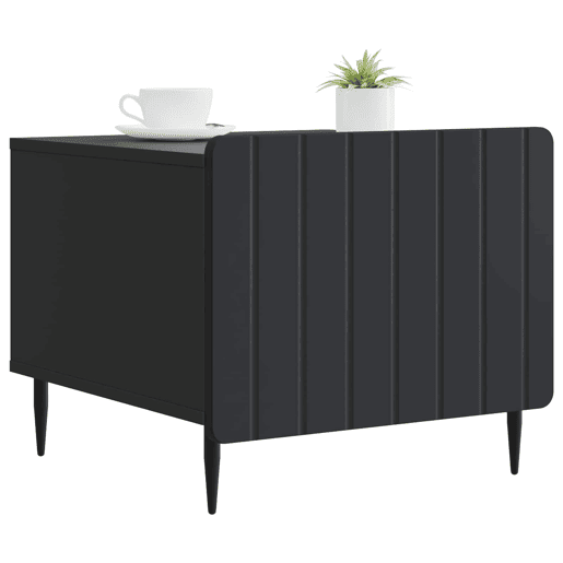 Mesa de Centro, Mesa baixa, Preto 49 x 50 x 42 cm Derivados de Madeira