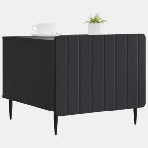 Mesa de Centro, Mesa baixa, Preto 49 x 50 x 42 cm Derivados de Madeira