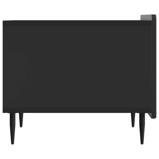 Mesa de Centro, Mesa baixa, Preto 49 x 50 x 42 cm Derivados de Madeira
