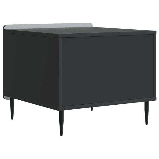 Mesa de Centro, Mesa baixa, Preto 49 x 50 x 42 cm Derivados de Madeira