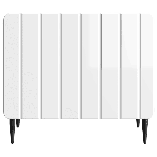 Mesa de Centro, Mesa baixa, com gaveta Branco Brilhante 49 x 50 x 42 cm