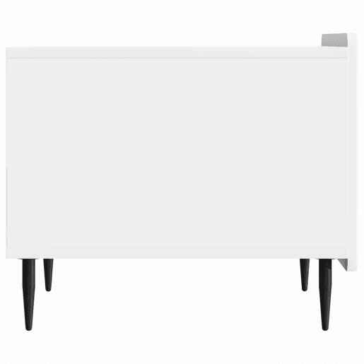 Mesa de Centro, Mesa baixa, com gaveta Branco Brilhante 49 x 50 x 42 cm