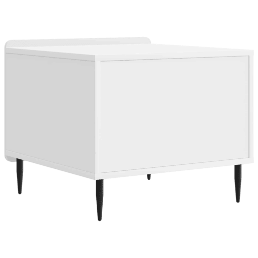 Mesa de Centro, Mesa baixa, com gaveta Branco Brilhante 49 x 50 x 42 cm
