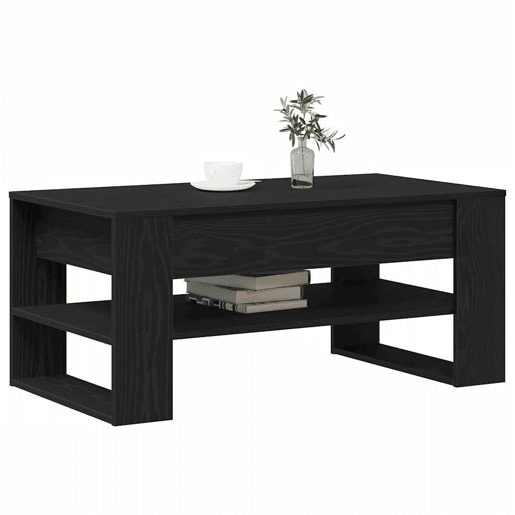 Mesa de Centro, Mesa baixa, Carvalho Preto 102 x 55 x 45 cm
