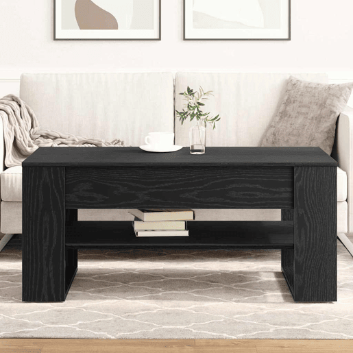 Mesa de Centro, Mesa baixa, Carvalho Preto 102 x 55 x 45 cm