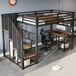 Cama alta para niños Cama alta para niños Negro