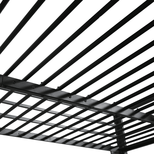 Cama loft 120x200 cm - Com escada, secretária e prateleira de arrumação - Preto + Nogueira escura Cama loft 120x200 cm - Com escada, secretária e prateleira de arrumação - Preto + Nogueira escura