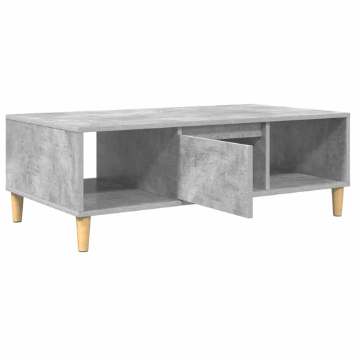 Mesa de Centro, Mesa baixa, Cinzento 102 x 55 x 35 cm Madeira processada Mesa de Centro, Mesa baixa, Cinzento 102 x 55 x 35 cm Madeira processada