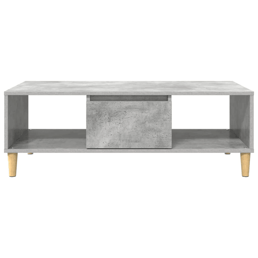 Mesa de Centro, Mesa baixa, Cinzento 102 x 55 x 35 cm Madeira processada Mesa de Centro, Mesa baixa, Cinzento 102 x 55 x 35 cm Madeira processada