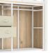 Cama alta para niños 255x95 Cama alta para niños 255x95 Blanco