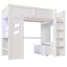 Cama alta para niños 204x101 Cama alta para niños 204x101 Blanco