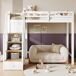 Cama alta para niños Cama alta para niños Blanco